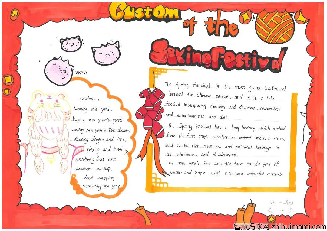 弘扬传统文化 传承中华经典主题手抄报-图1