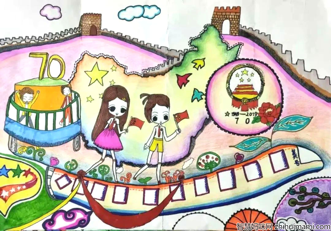 美丽中国 美丽中国梦儿童主题绘画作品-图5