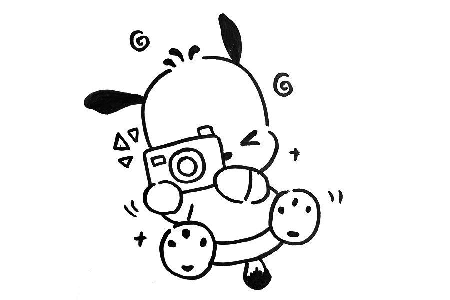 10张简单又可爱的小狗简笔画图片-图4