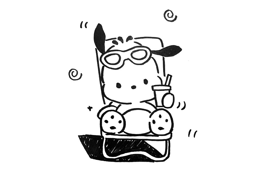 10张简单又可爱的小狗简笔画图片-图9