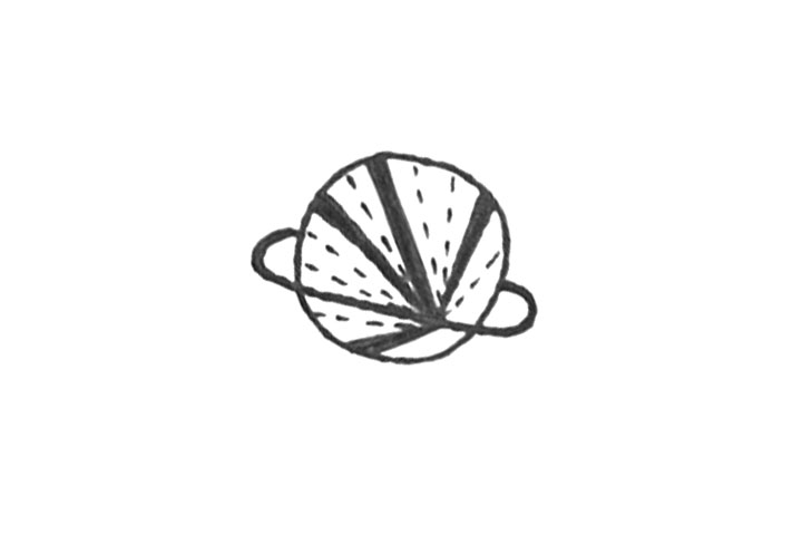 可爱星球简笔画图片-图1