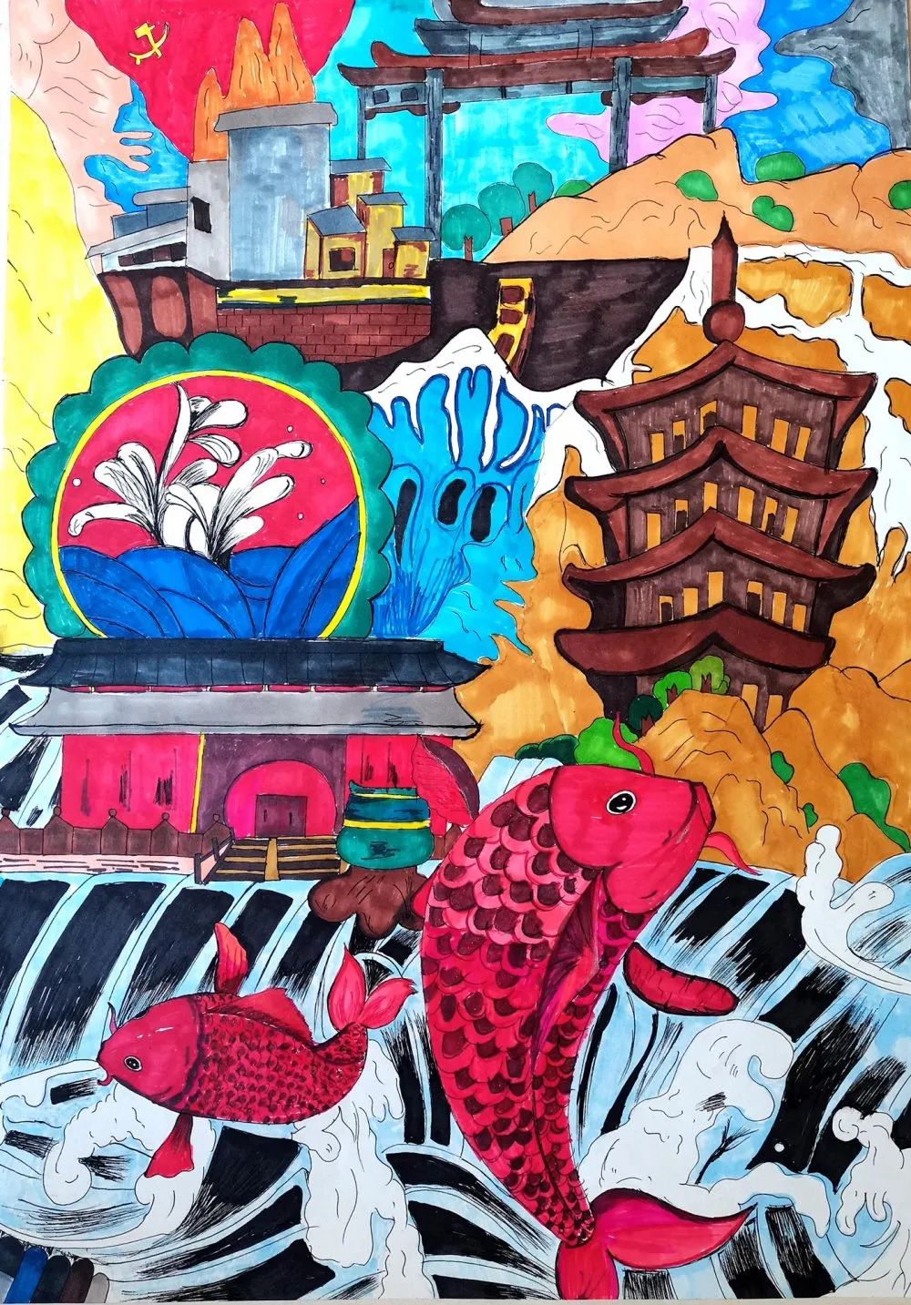 步骤2：大好山河