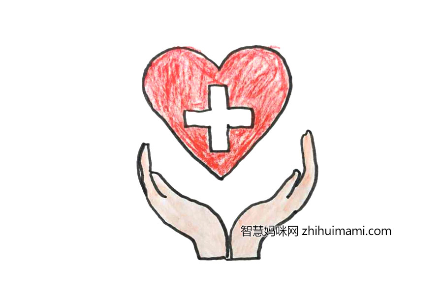 防疫人人有责 从我做起 守护简笔画图片