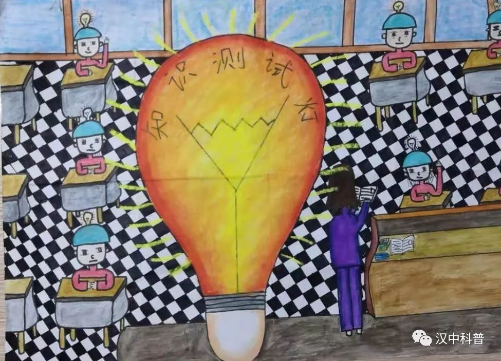 步骤2：汉中市汉台区七彩教育培训学校《知识测试灯帽》胡鑫悦