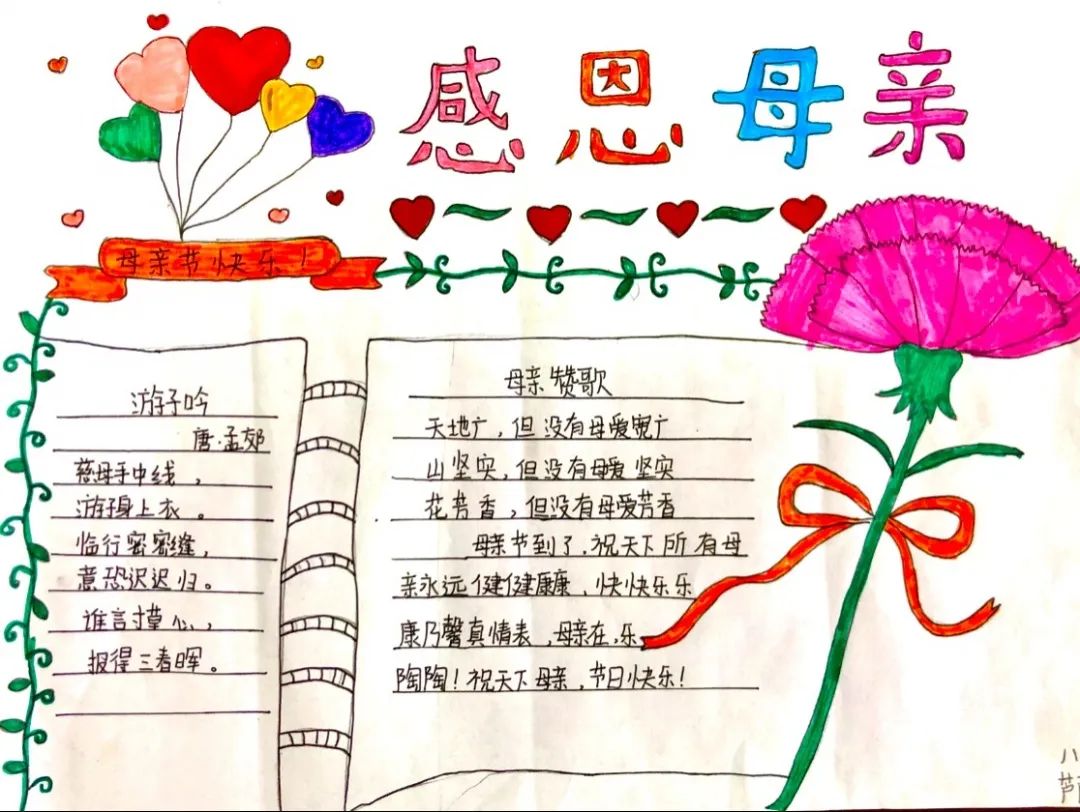 五年级妇女节手抄报获奖作品-图3