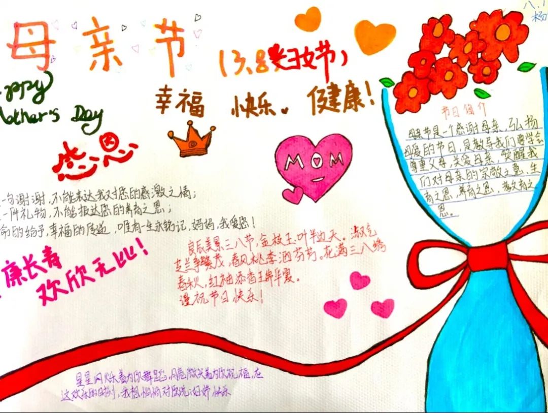 五年级妇女节手抄报获奖作品-图4