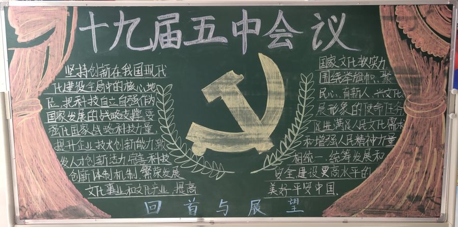 “党的十九届五中全会精神”主题板报（11张）-图8
