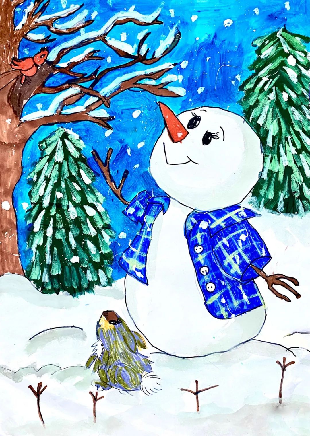 步骤2：《对望》