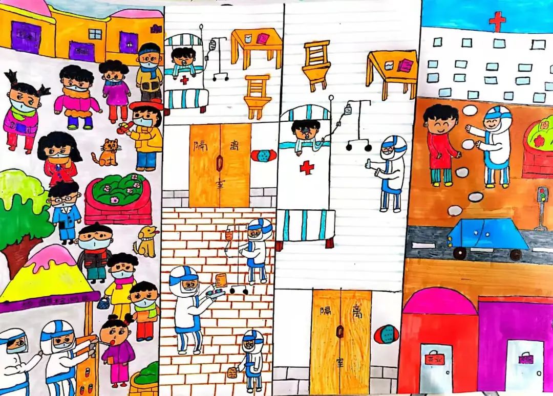 高科技守护人类健康！儿童科学创想画作品8张-图5