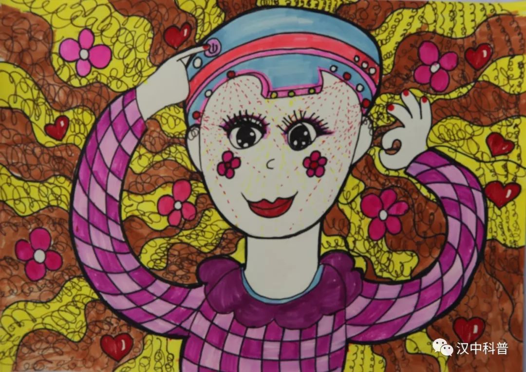 步骤6：汉中市宁强县第三幼儿园《美容化妆帽》--高语梵