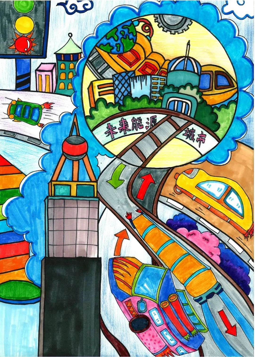 六一儿童节儿童画作品二等奖（7张）-图2