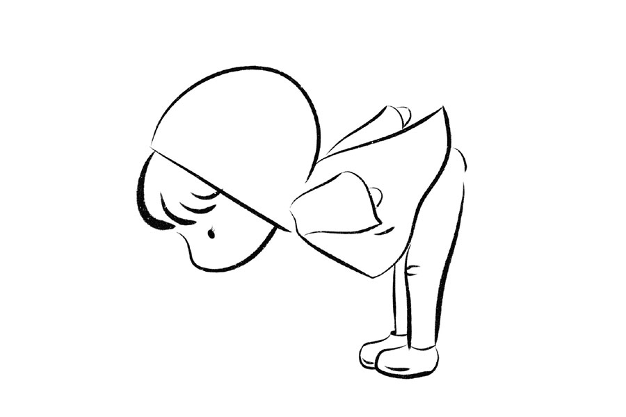 用字母R画一个可爱的小女孩-图6