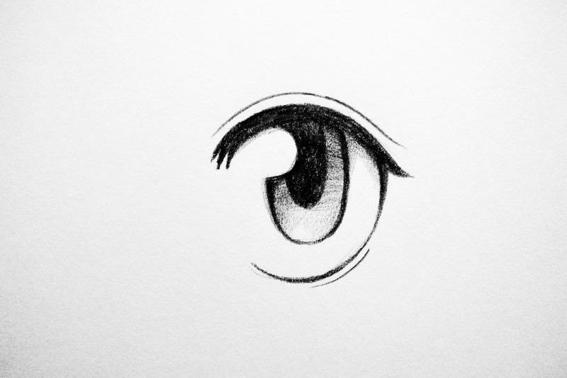 超级简单卡通眼睛绘画过程-图8