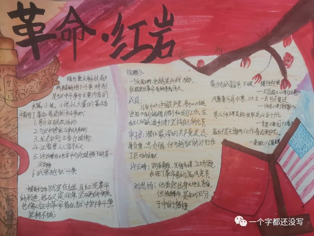 弘扬家国情怀 挥洒青春风采主题手抄报图片-图4