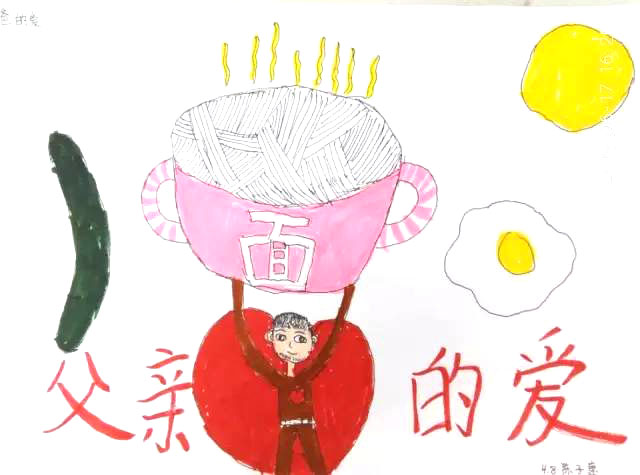 父亲节主题绘画 献给父亲的画-图4