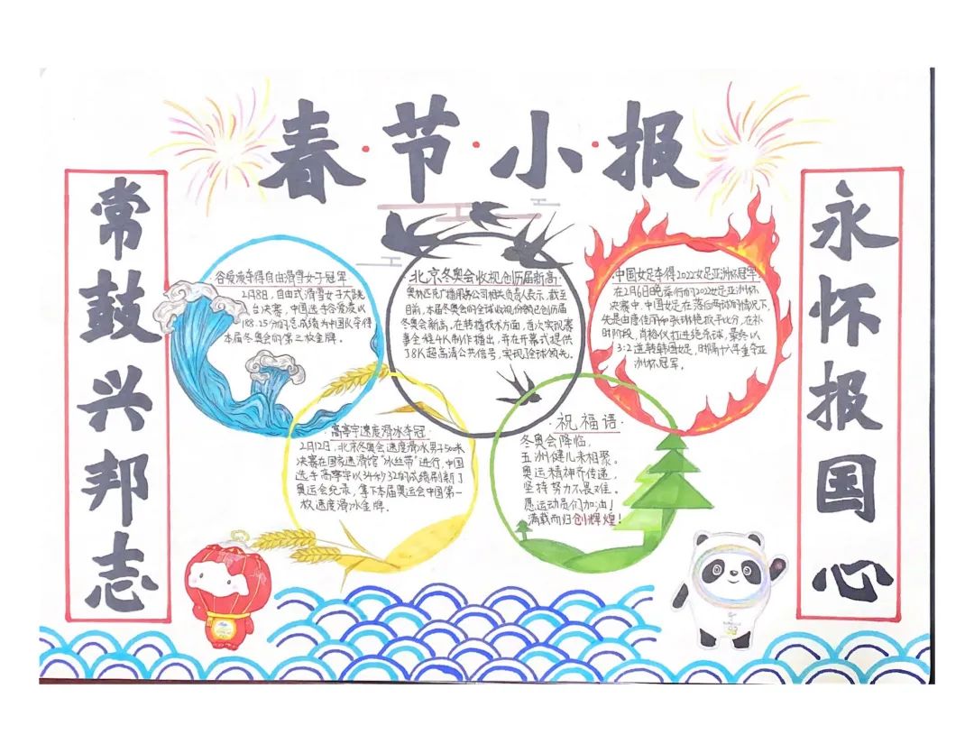 “一笔一画绘虎年”手抄报优秀作品-图4