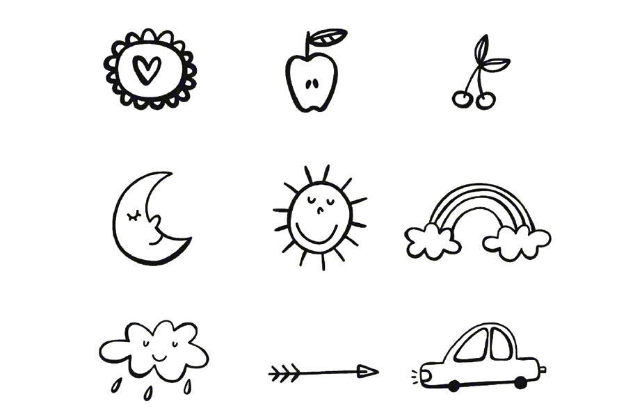 一些可爱的手账简笔画 ​​​​-图3