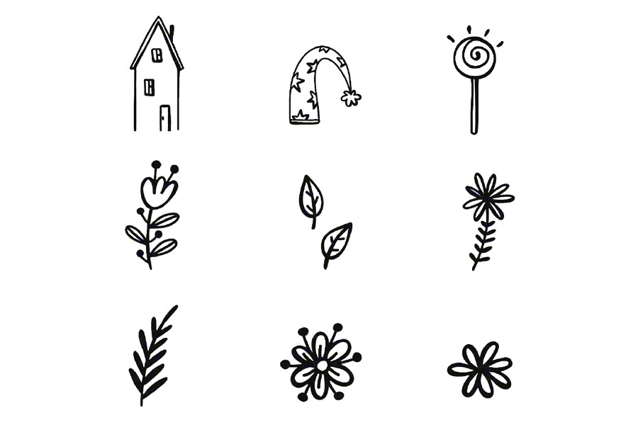 一些可爱的手账简笔画 ​​​​-图7