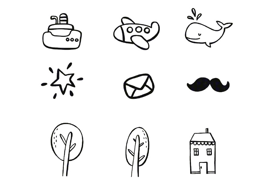 一些可爱的手账简笔画 ​​​​-图8