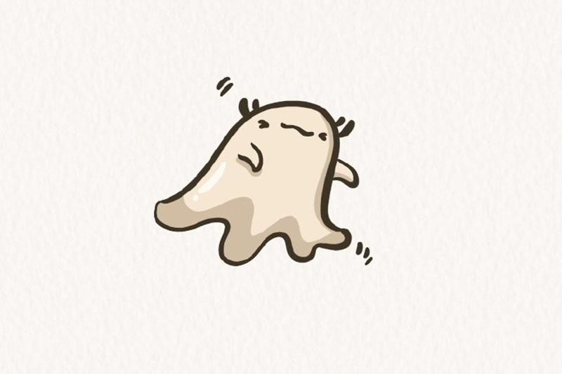 一组简单可爱的万圣节元素简笔画-图3