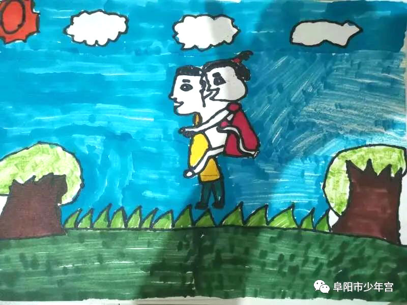 父爱如山，感恩有您 “父亲节”主题绘画作品-图5