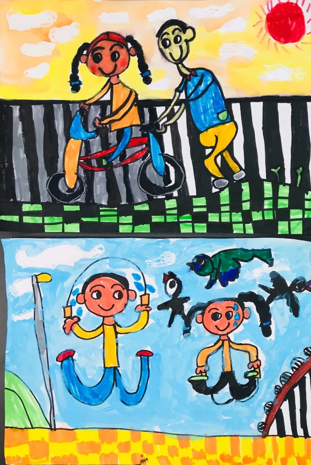 小学生父亲节绘画作品 我心目中的父亲-图2