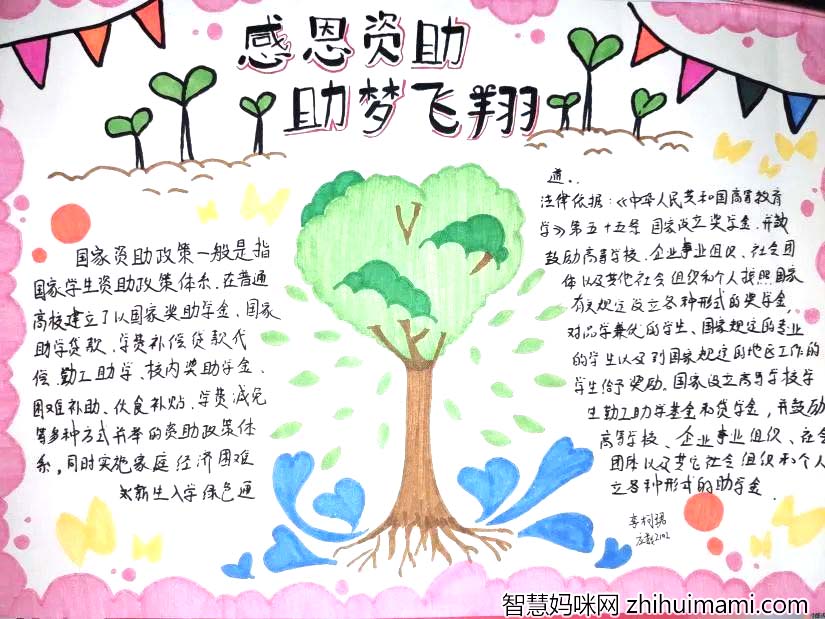 “践诚信、知感恩”感恩主题手抄报9张-图7