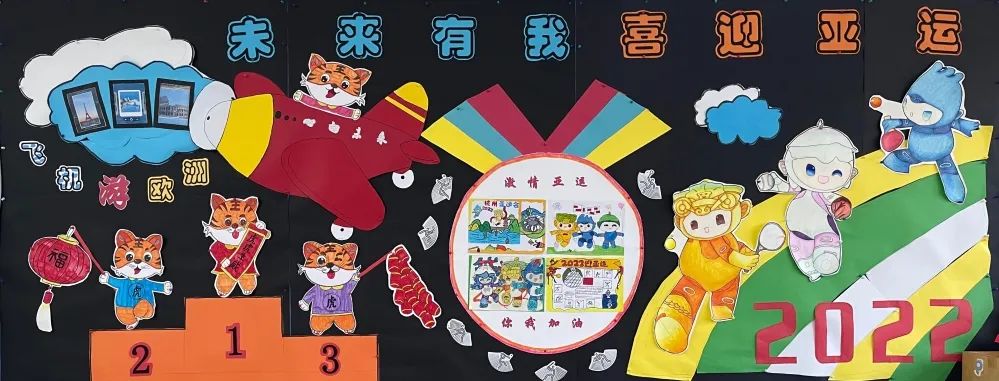 2022年迎亚运黑板报一等奖（9张）-图3
