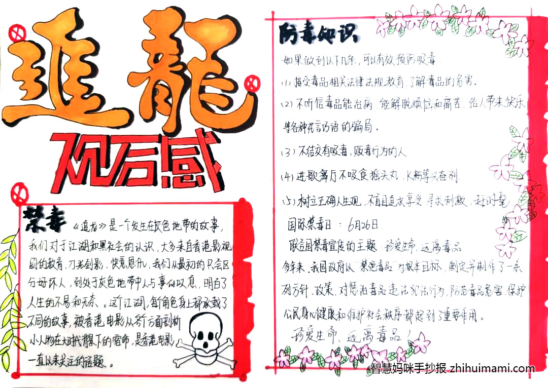 追龙观后感手抄报绘画（7张）-图4