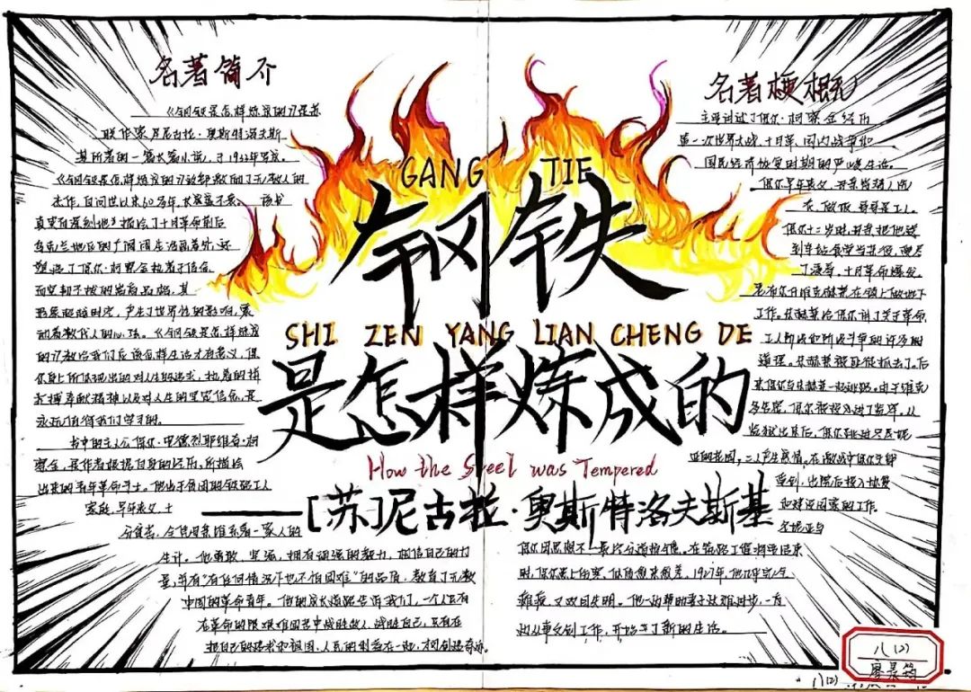 钢铁是怎样炼成的手抄报简单又漂亮-图5