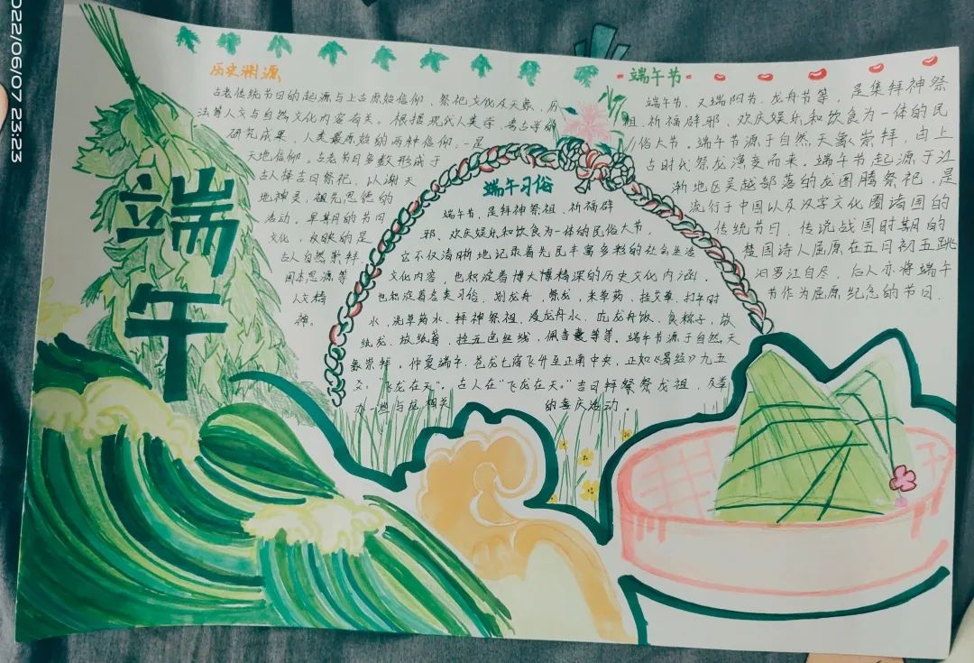端午手抄报内容怎么写-图1