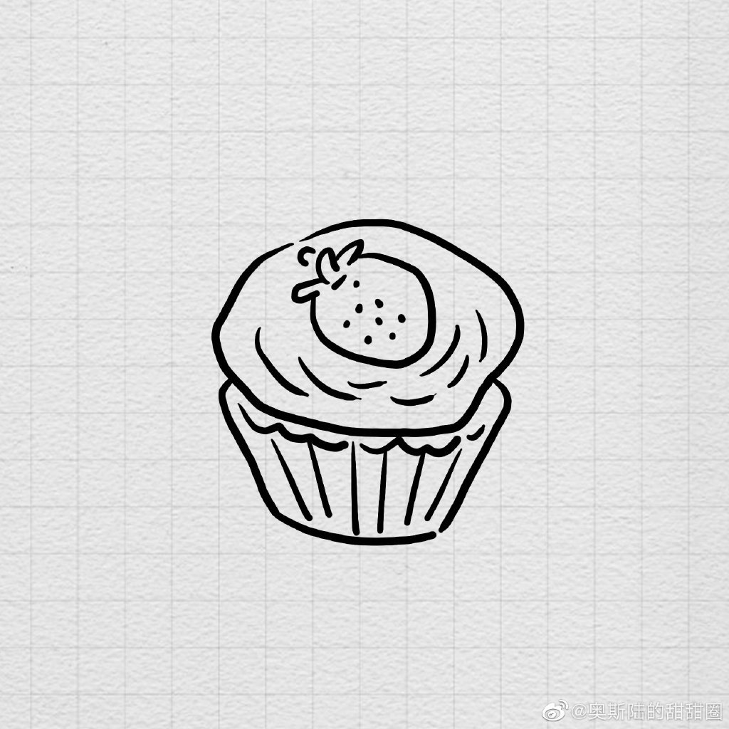 一组下午茶简笔画图片-图2