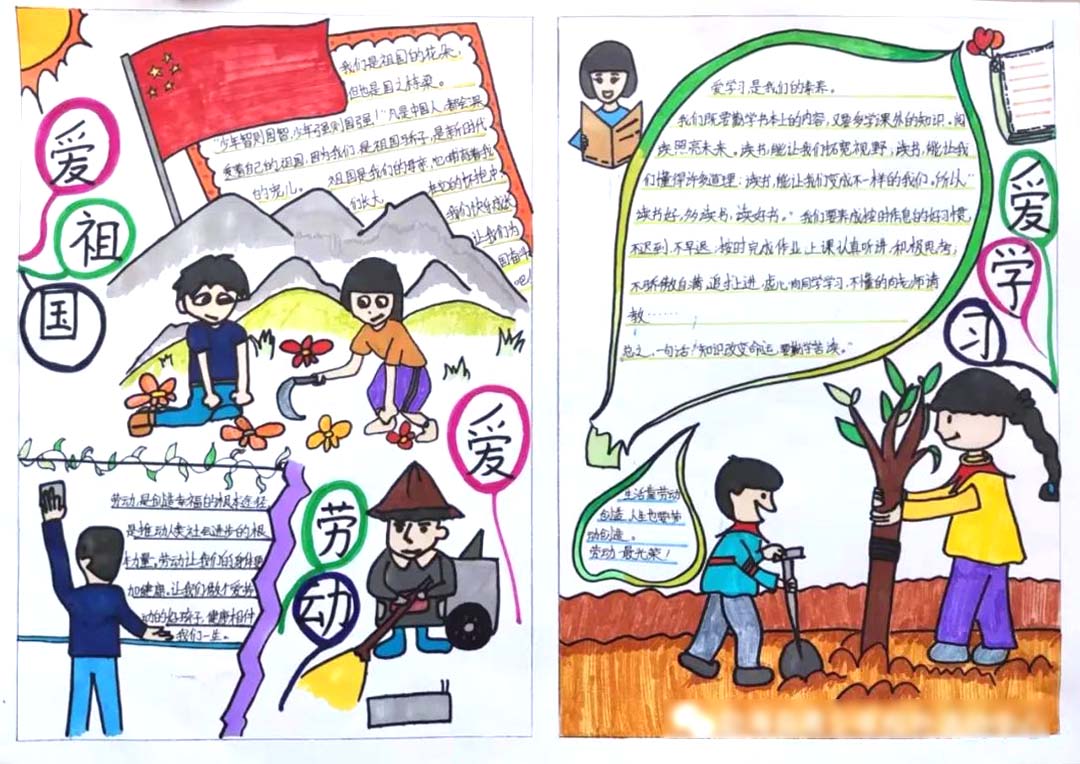 关于劳动主题教育手抄报这样画最好看-图5