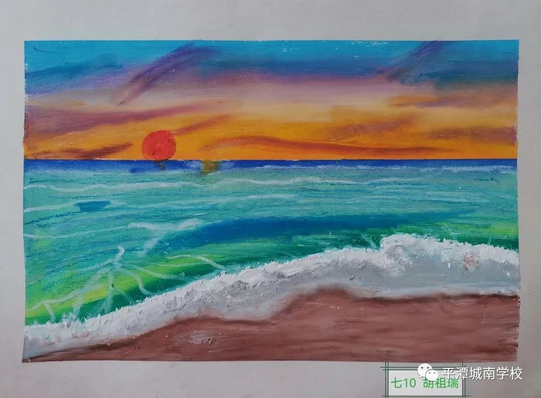 七年级“大美平潭”我的家乡主题绘画作品-图6
