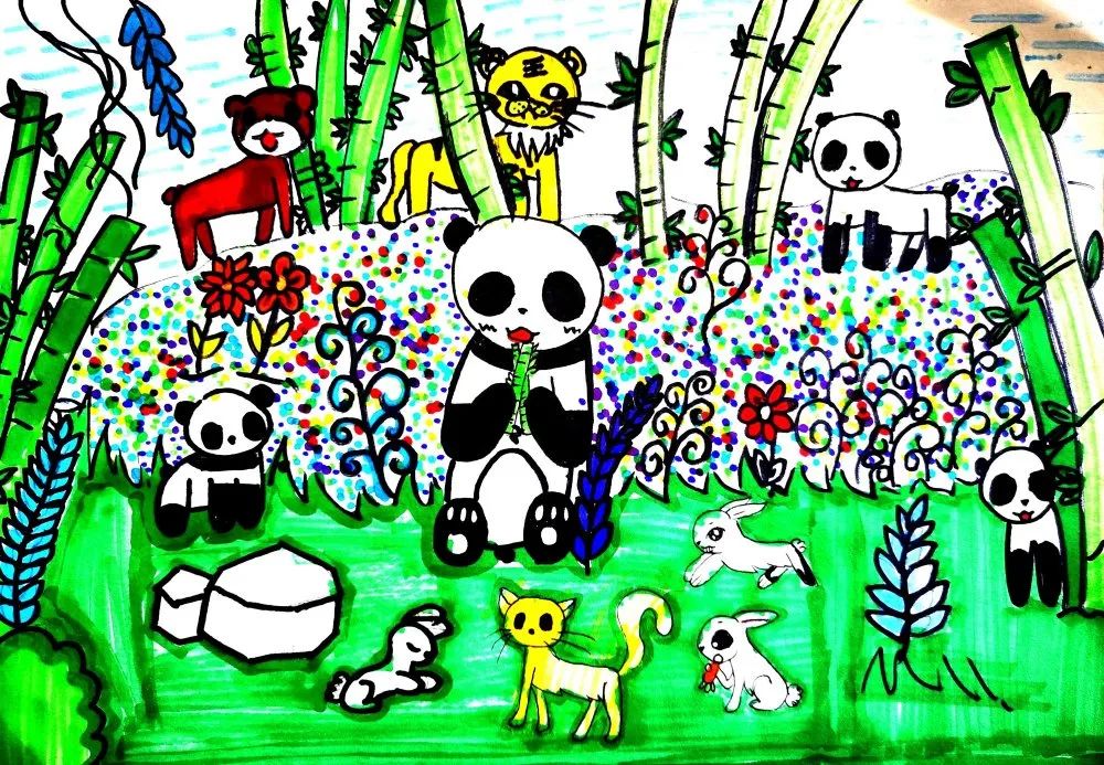 展美丽中国 庆建党节绘画漂亮又好画-图4