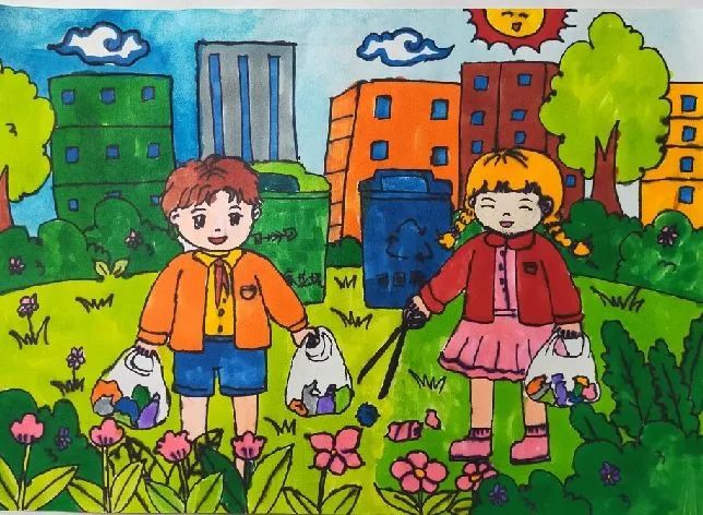 一启爱 快乐六一绘画优秀作品（四年级）-图5