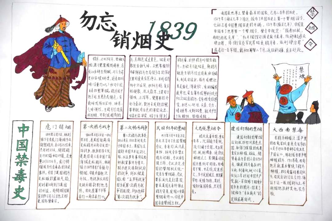 ”珍爱生命 远离毒品“校园禁毒宣传手抄报-图2