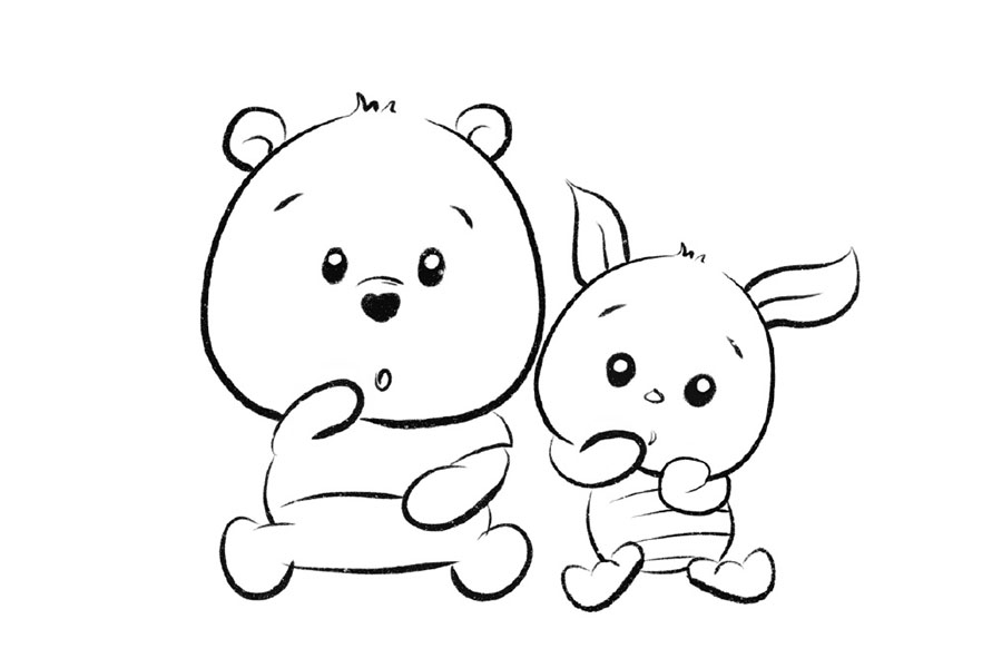 好朋友就要在一起 小熊维尼和小猪皮杰-图7