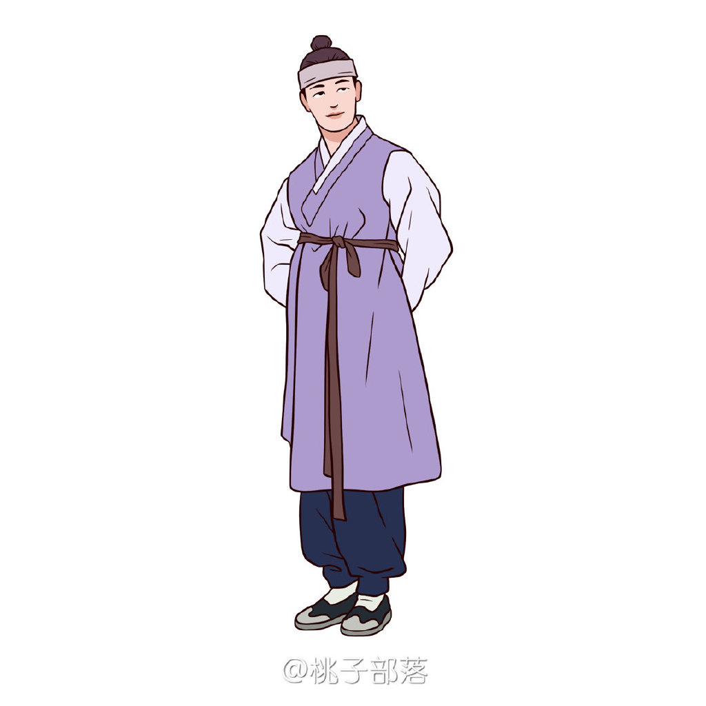 古朝鲜民族服饰卡通画欣赏-图6