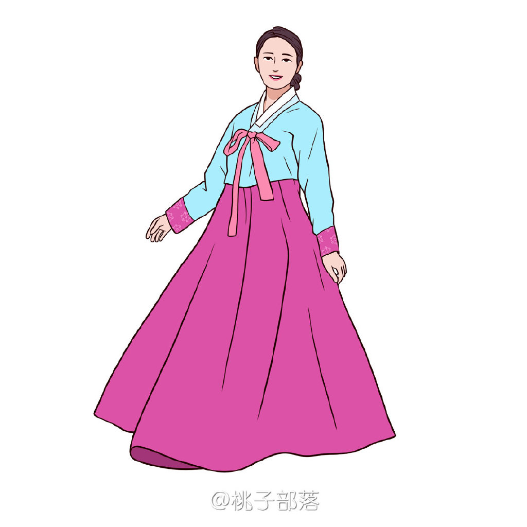 古朝鲜民族服饰卡通画欣赏-图9