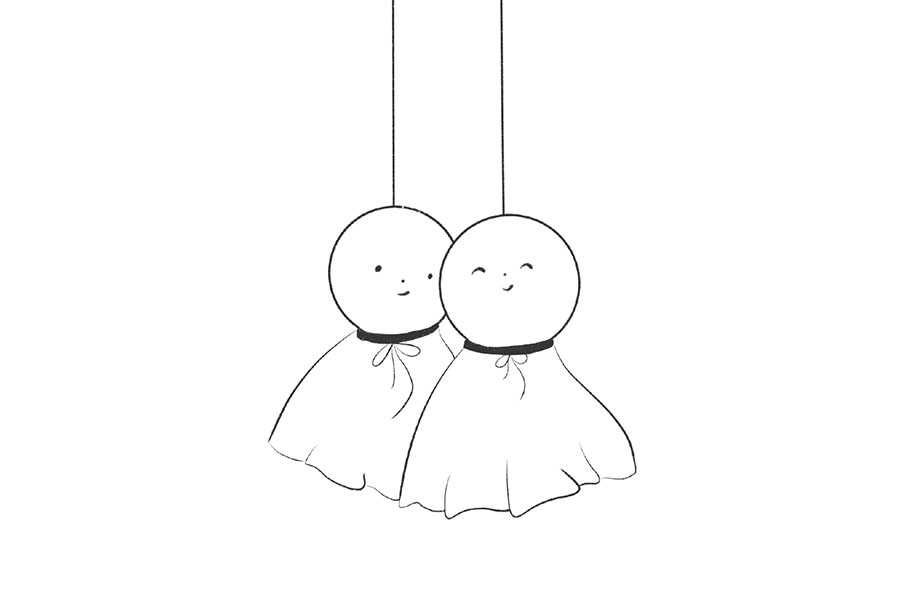 可爱的心情娃娃简笔画画法步骤-图5