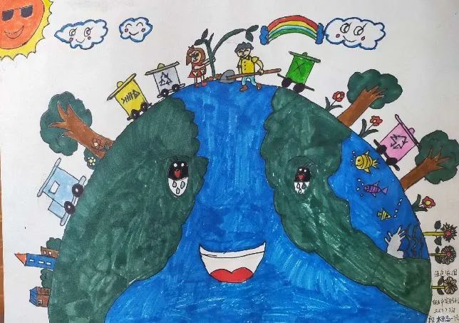 “童心向党 快乐六一”主题儿童画-图2