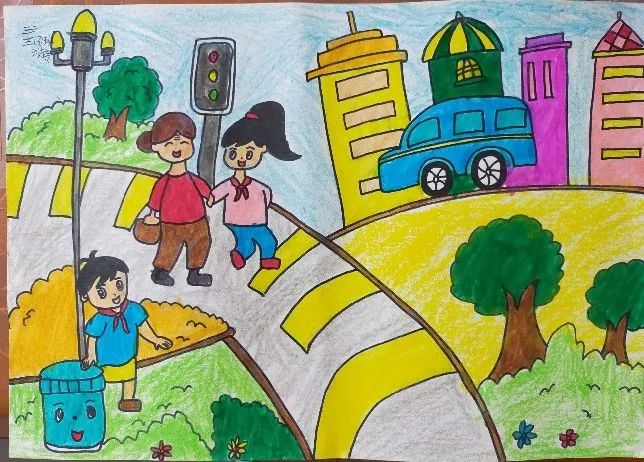 “童心向党 快乐六一”主题儿童画-图4