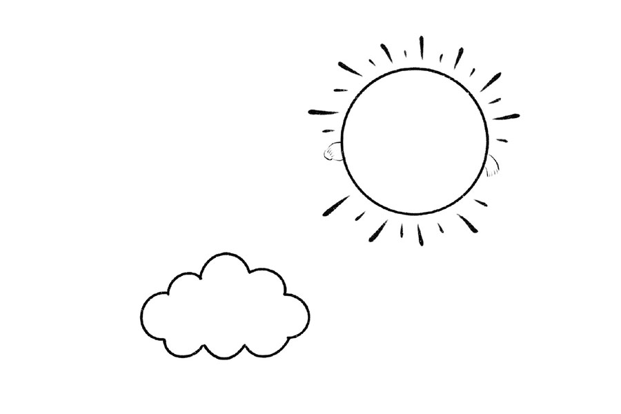 太阳雨的卡通画法-图3