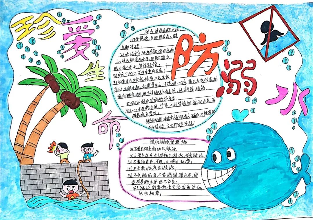 步骤3：生命只有一次，幸福快乐掌握在你的手里，学会珍惜生命，养成自觉遵守防溺水安全原则的好习惯。不要私自在海边，河边，湖边，江边，水库边，水沟边，池塘边玩耍，追赶，以防滑入水中；如果不幸有人溺水，更不要冒然下水营救，应大声呼救，寻求大人帮忙！