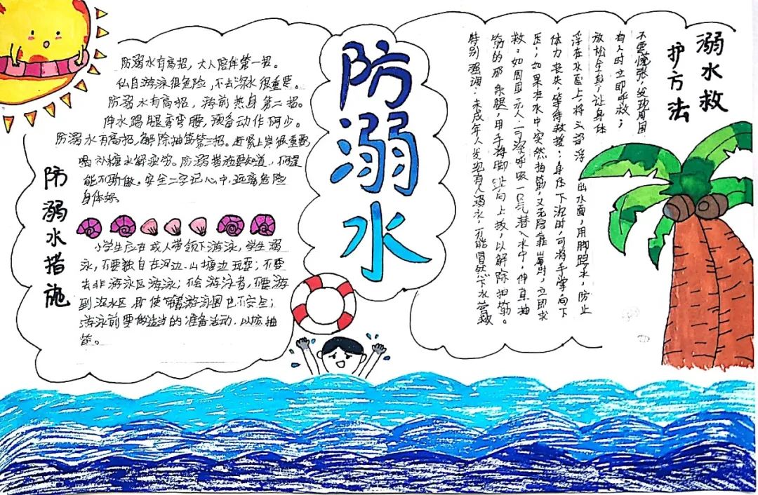 步骤1：生命只有一次，幸福快乐掌握在你的手里，希望同学们学会珍惜生命，养成自觉遵守安全好习惯。