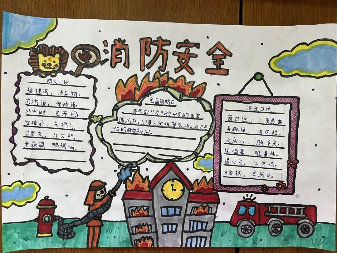 好看的小学生交通安全手抄报-图1