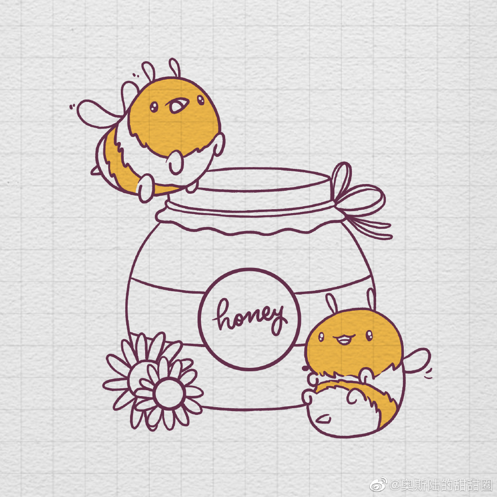 如何画一罐蜂蜜-图6