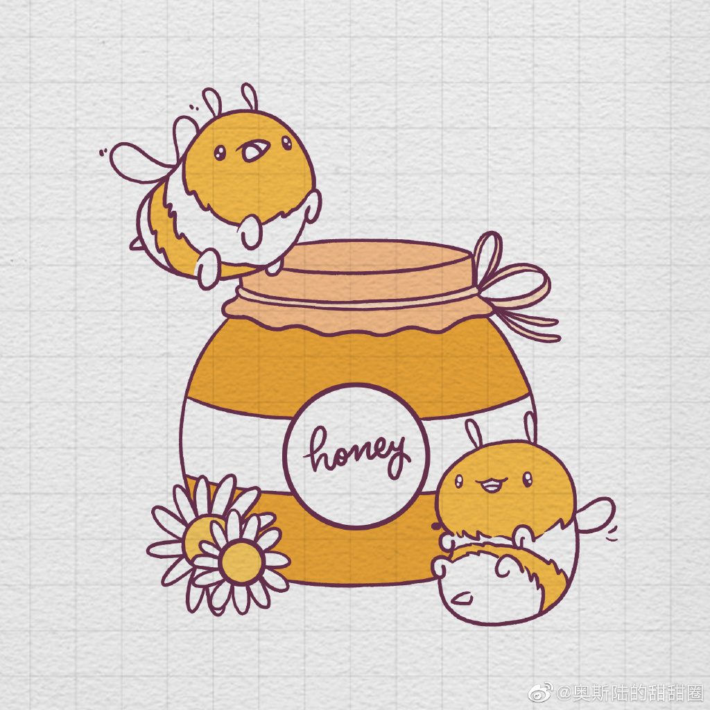 如何画一罐蜂蜜-图7