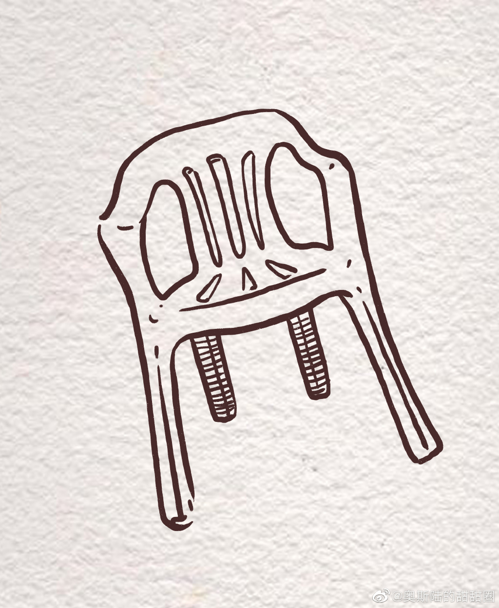 4张漂亮的椅子简笔画图片-图4